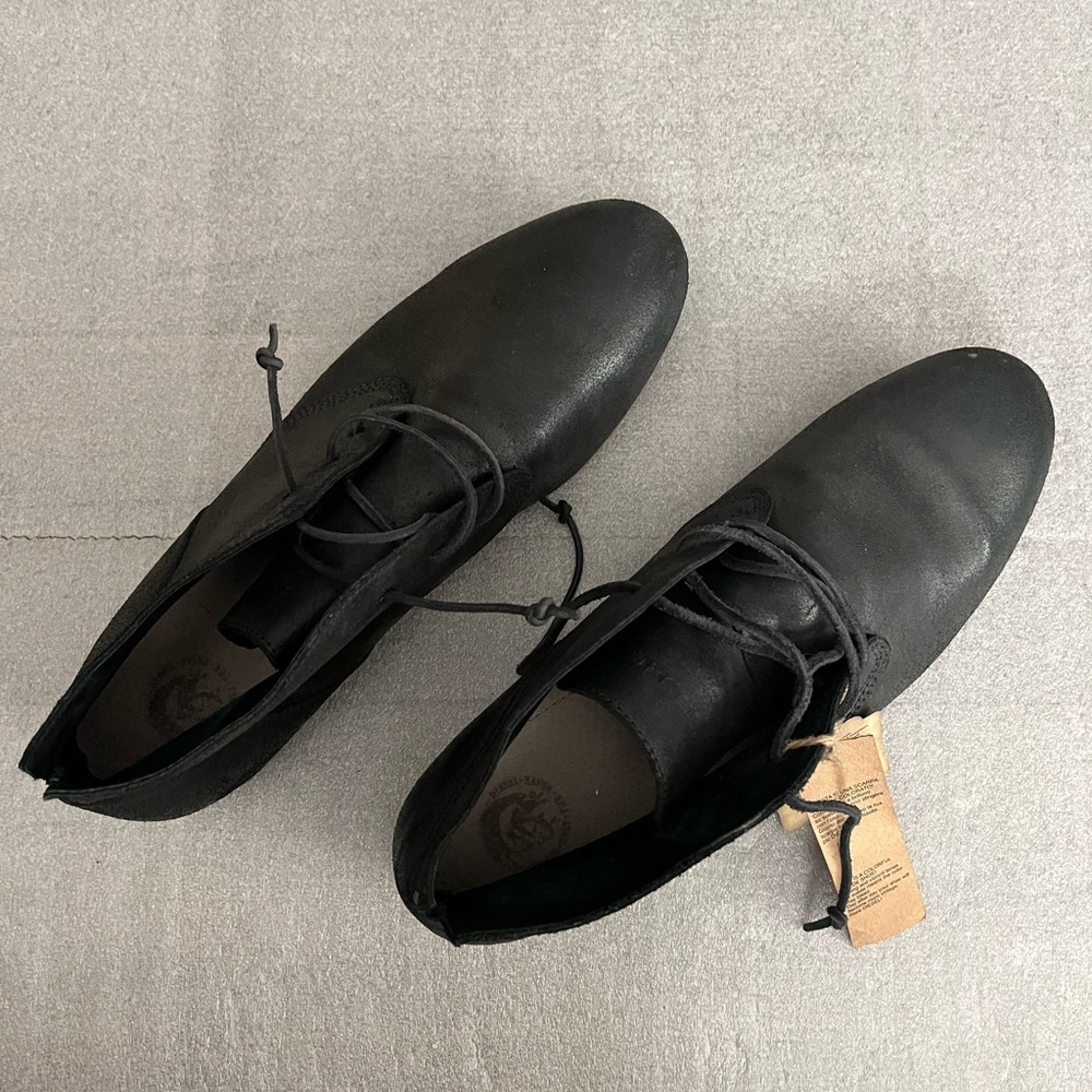 [45/US12]Diesel Black Chukka Boots Men
